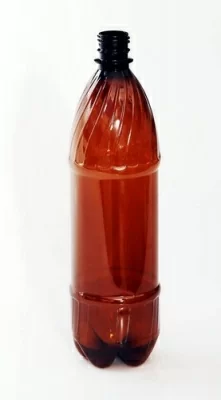 Бутылка ПЭТ 0,5 литра d28мм коричневая, 100 шт Коричневый - фото