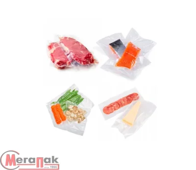 Пакет вакуумный 300*400 РА/РЕ 95/75мк ребр.сторона 1/25 Прозрачный - фото