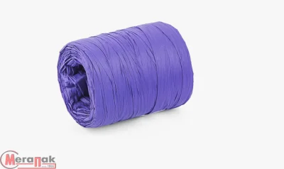 Лента-полисилк матовая LAVANDA 5 метров  - фото