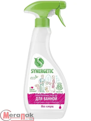 Средство для удаления известкового налета и ржавчины "Synergetic" 0,5л триггер, арт. 104052/8 Прозрачный - фото