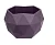Кашпо "Топаз" (2,5л.) Цв. Сливовый, (Арт. КШ-9129) Пурпурный - фото