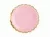 Набор бумажных тарелок «Розовый» d18см, 6 шт Розовый - фото