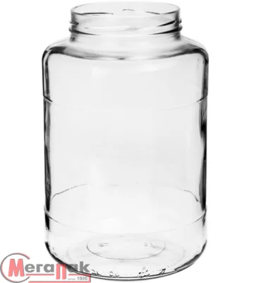 Стеклобанка 3000мл. д.100 винт., 1шт Прозрачный - фото