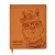 Дневник школьный "ЛАМА" в твёрдом переплете с поролоном А5+, 48 листов Оранжевый - фото