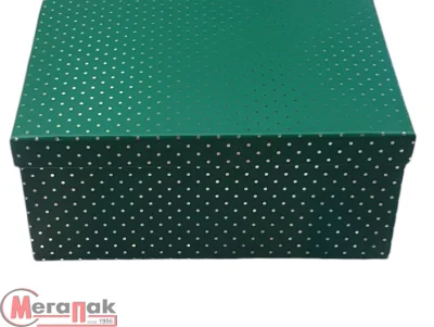 Коробка К567 25*33*13 Зеленый - фото