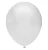 Шар латекс(1) (12''/30 см) Белый (901), металлик, 1 шт.  - фото