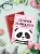 Обложка для паспорта "Вы ничего не докажете"/панда Розовый - фото