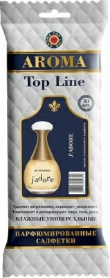 Салфетки влажные универсальные парфюмированные № 6 Dior jadore, 30 шт  - фото