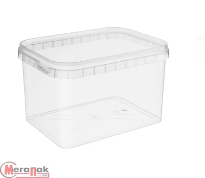 Комплект Контейнер 0,5л прозрач  + Крышка д/контейнера 0,5 л (118*89мм) Прозрачный - фото