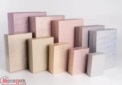 Коробка Нежный цвет, Металлик, 14,5*10*5 см Микс - фото