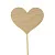 Топпер-фигура Сердце 9см, Т031  - фото
