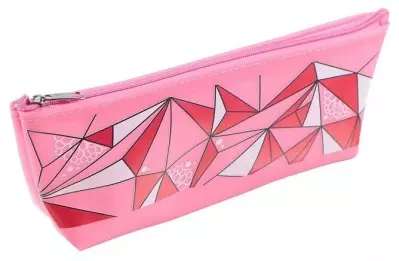 Пенал "Геометрия", силикон  Розовый - фото