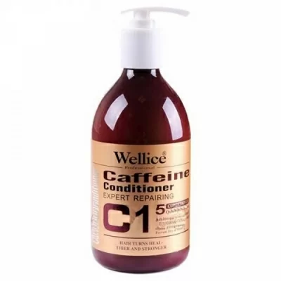 Бальзам для волос Wellice кофеин восстанавливающий, 500 мл  - фото