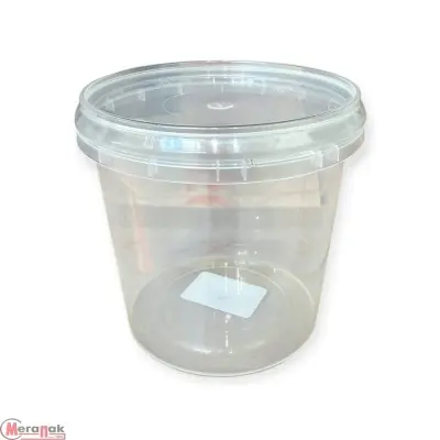 Комплект Банка 360/93/К универсал прозрач + Крышка д/банки Р93 прозрач Прозрачный - фото