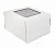 Коробка для торта СТАНДАРТ с окном 300*300*190 белая 3068 1 шт (50) Белый - фото