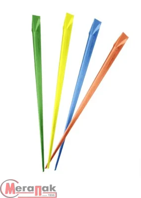 Пика 9см "Призма" пластик цветная 1/20 Разноцветный - фото