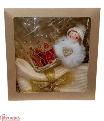 Подарочный набор "Нг - 2" 3 пред.(нг украшение,носки,кружка)  - фото