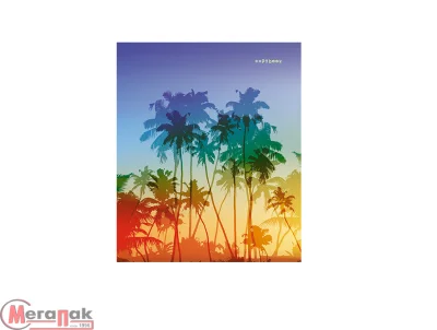 Тетрадь 48 л. клетка  "Закат" офсет-2 С3614-68  - фото