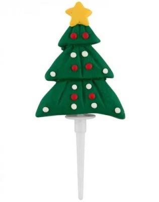 Украшение декоративное для стола "Елка", арт. 007647 Зеленый - фото