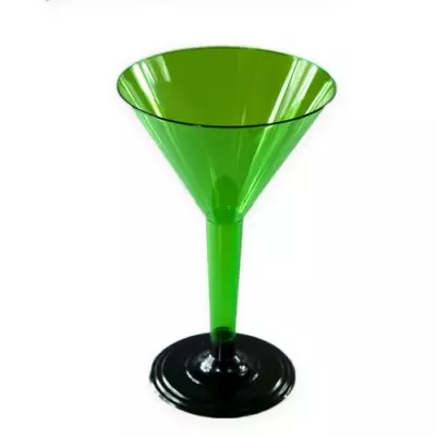 Фужер для мартини 140мл зеленый, 6 шт Зеленый - фото