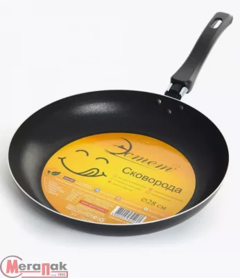 Сковорода ЭТ-70499 28см (8) Сковорода ЭТ-70499 28см (8) Черный - фото