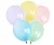Шар латекс(1) (12''/30 см) Ассорти, макарунс, 1шт.  - фото