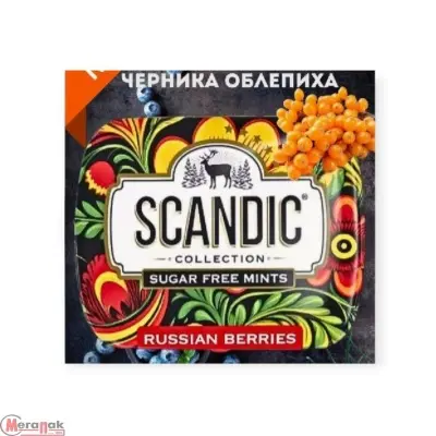 Драже освежающие Scandic Fresh черника-облепиха без сахара 14 г  - фото