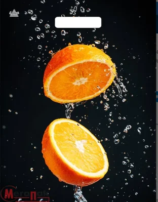 ТЦ50штСумка-пакет 40*31 прор.ручка лам Апельсиновый взрыв  - фото