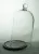 1927-2 РОДРИК Колпак декоративный стеклянный большой с шариком Прозрачный - фото