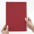 Обложки картон д/переп А4, КОМПЛЕКТ 100шт., тисн.под кожу. 230г/м2, красные, BRAUBERG. 530948 Красный - фото