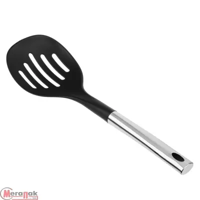 Шумовка 35*10,8 см, нерж. сталь, нейлон SATOSHI Монте, 882-444 Серебро - фото