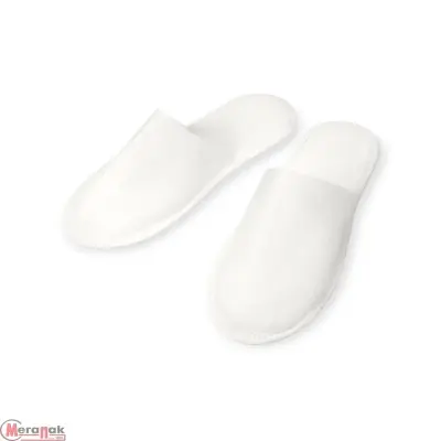 Тапочки одноразовые SMZ EVA Classic 2,5 мм с закрытым мысом, белые Белый - фото
