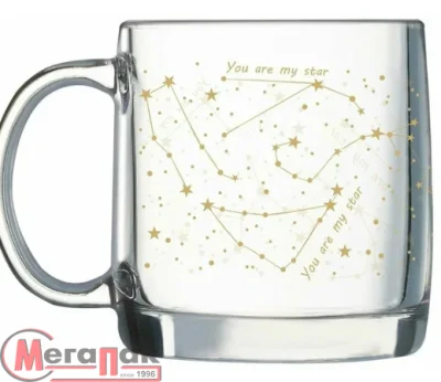 Кружка НОРДИК СОЗВЕЗДИЯ 380мл O0063 Прозрачный - фото