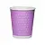 Стакан бумажный д/гор двуслойный 250мл Д80 Bubbles лаванда 40шт, арт. 65756 Лавандовый - фото