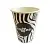 Стакан бумажный 350мл для горячего Зебра Кофе D90 5 шт  - фото