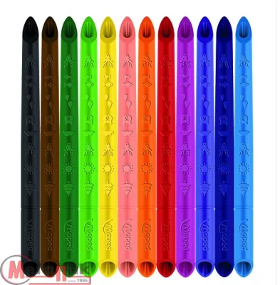 COLOR'PEPS INFINITY Цветные карандаши, треугольные, 12 цветов, 861600 (12) Разноцветный - фото