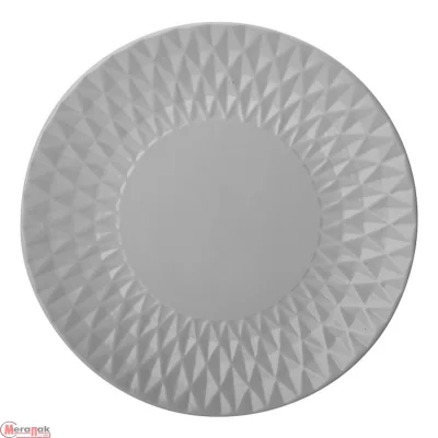 Тарелка керамическая десертная Fractal, 20 см AT-K3161 (12) ATMOSPHERE Серый - фото