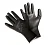 Перчатки полиэстеровые, черные, (L), арт. KPSP092 Черный - фото