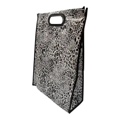 Сумка Эко с проруб. ручкой 32*42*12 черн/бел (5 микс), 3242 Микс - фото