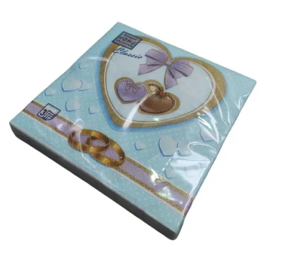 Салфетки РБ 33*33 3-сл А20 (12) с рис  - фото