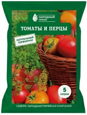 Грунт томаты и перцы "Народный грунт" 5 литров  - фото