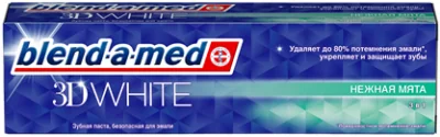 Зубная паста BLEND A MED 3D White "Нежная мята", 100 мл  - фото