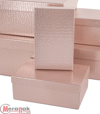 Коробка Отличный подарок, Нежно-розовый, Металлик, 19*12*6,5 см, 1 шт Розовый - фото