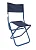 Стул туристич. "СЛЕДОПЫТ" складной со спин,бол. 420х490х940мм,труба сталь 25х1мм(рипстоп т.син.) (5) Синий - фото