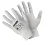 Перчатки полиэстеровые, полиуретанов.покрытие,белые "Для точных работ" 9(L) KPSP091 1/12 (240) Белый - фото