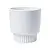 Керамический горшок Стокгольм белый V1,8 D15, 016411 Белый - фото