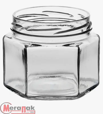 Стеклобанка 200 мл С-200ШГ д.66мм 6-тигранная Прозрачный - фото