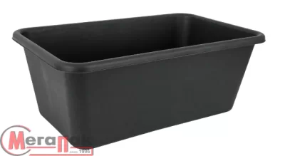 Таз прямоугольный строительный 90л Черный - фото
