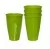 Набор стаканов Bono 350мл для пикника Оливковая роща, 4шт Зеленый - фото