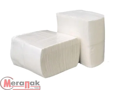 Салфетки бум.1/250 Мини-Сервис (для диспенсера) (18) Белый - фото